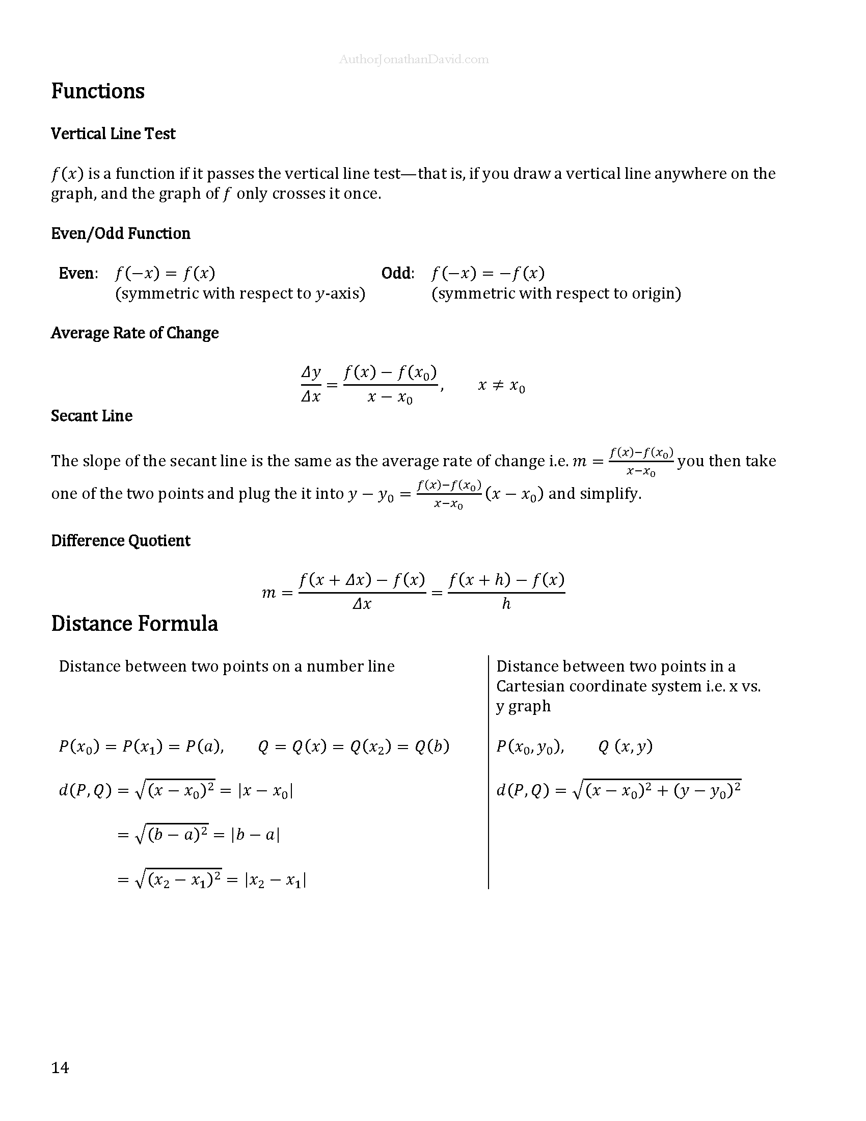 The Ultimate Cheat Sheet for Math & Physics